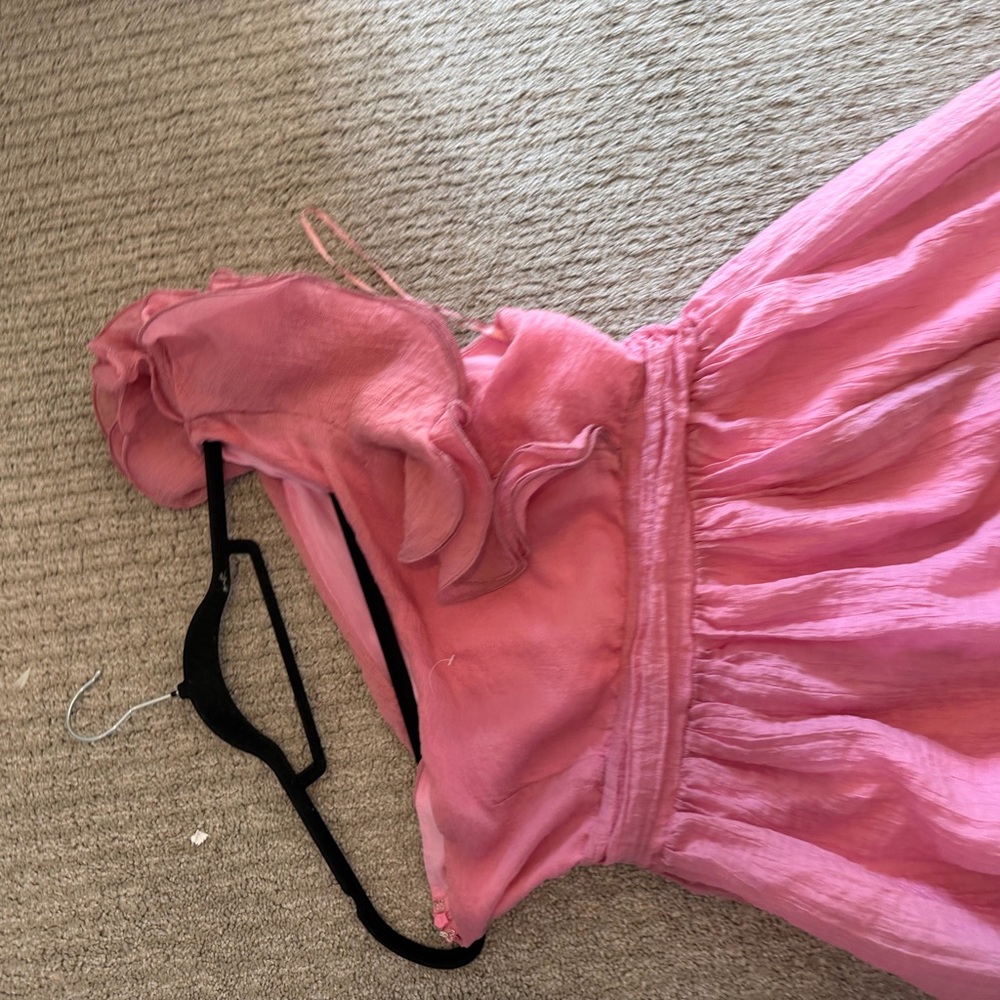 Hello Molly One-Shoulder Pink Dress - Picture 5 of 8